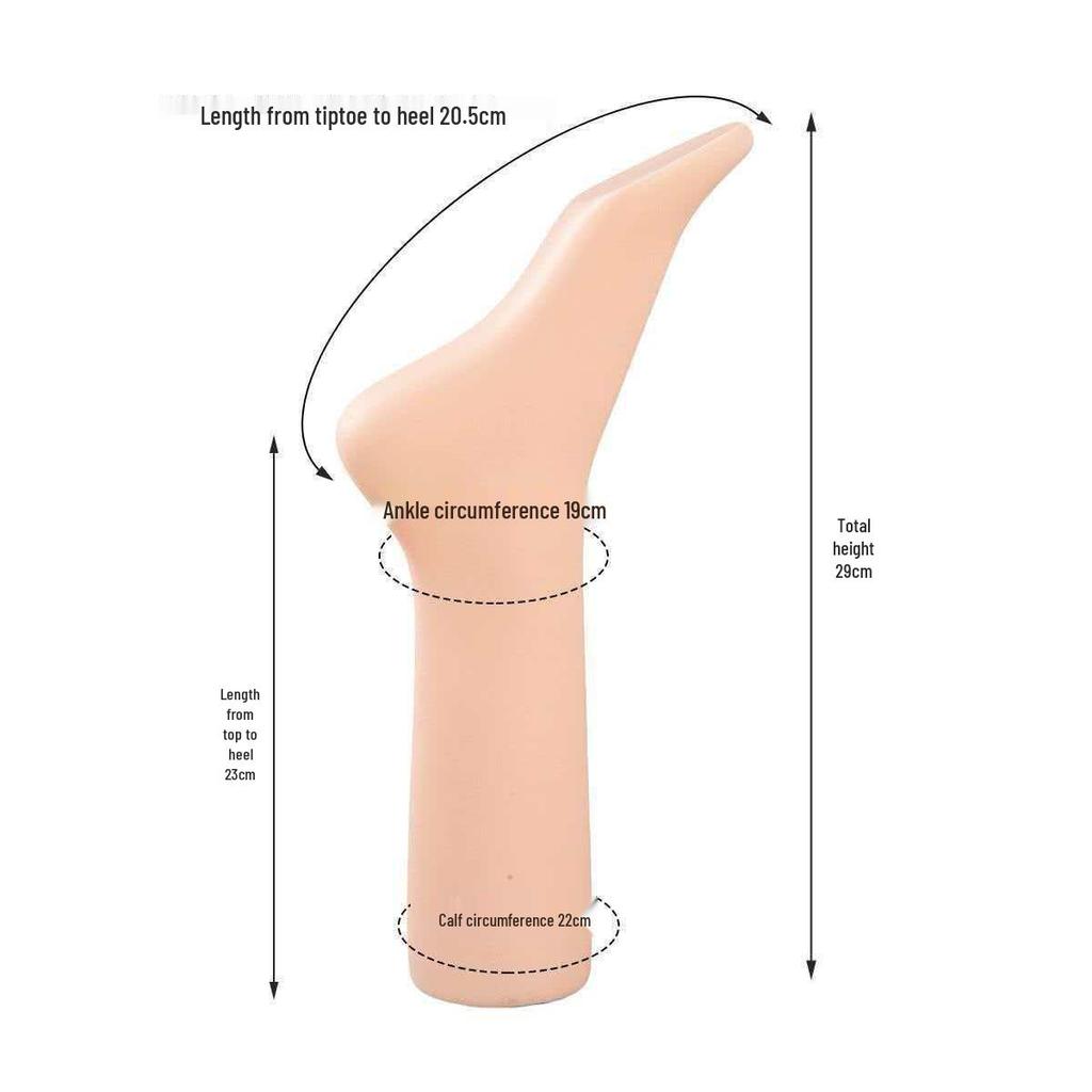 Damen-PVC-Handstand-Fußform zur Präsentation - Magnetisches Socken- & Schuhmodell