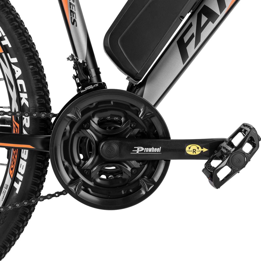 E-Bike Erwachsene FAFREES 250W Motor City Elektrofahrrad Höchstgeschwindigkeit 25Km/h 36V 13AH Reichweite 100Km 21 Gänge Zuladung 150Kg HaiLong