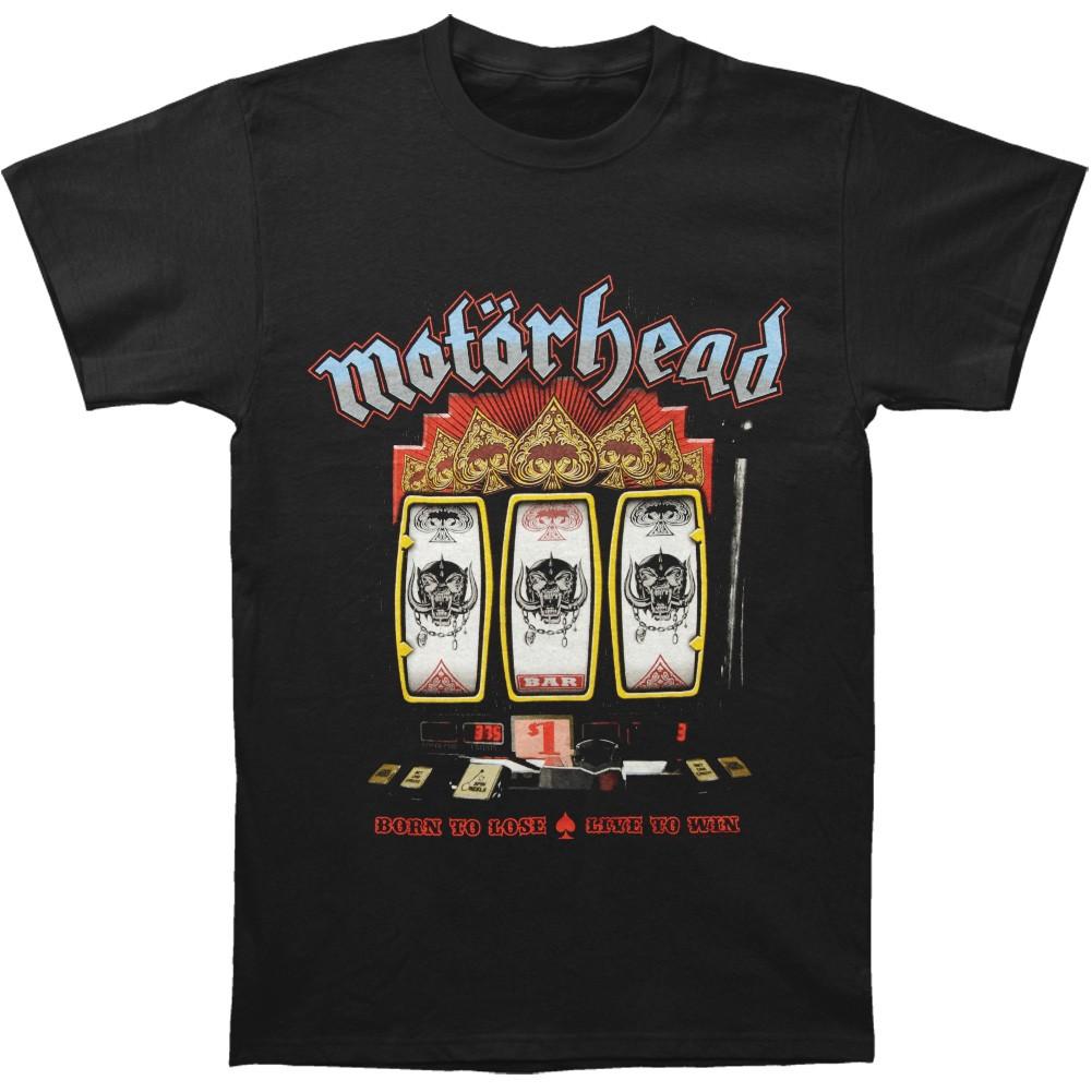 Men s Motorhead Slots T-shirt Small Black XL