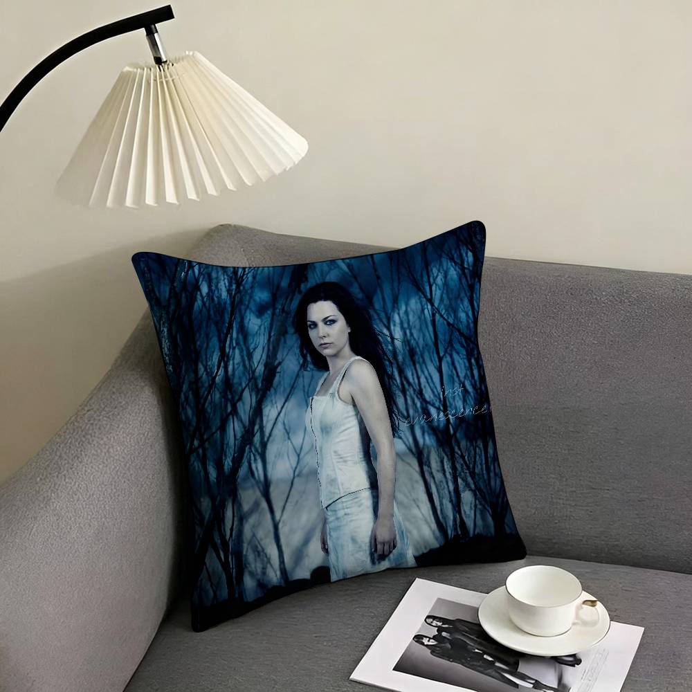 1pc E-Evanescence A-Amy Lee Pillow Case Fashion Square Pillowcase Bedroom Sofa Room Ins Decoration Leisure
