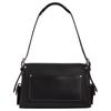 Coach Cargo Soft Tabby 26 Silver Metal Logo Snap Closure Natural Grain Leather Motorcycle Bag Shoulder Handbag Medium Women handbags Black CU124-LHBLK