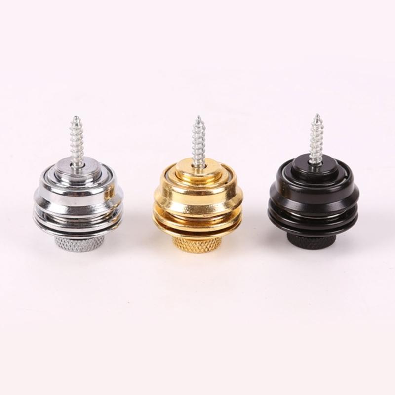 Metal Guitar Strap Lock End Pin Replacement Guitar Straplock Button Tail Pins Strap Retainer Systems Guitar Accessories