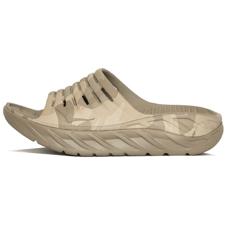 Hoka One One Ora Recovery Slide Comfortable Eva Non-Slip Slide Sandals Unisex Sandals Beige 1126850-DOTN