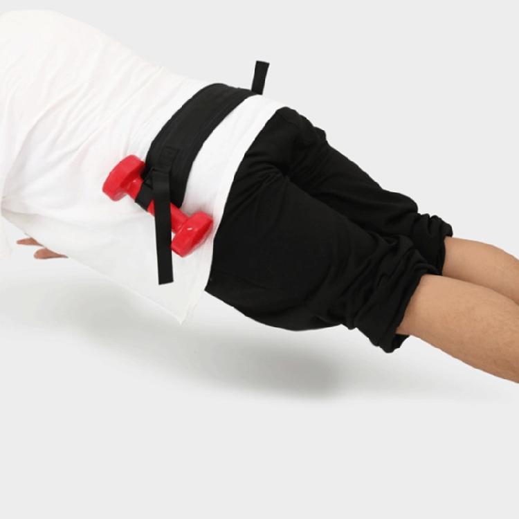 Adjustable NonSlip Exercise Bridge Belt Exercise Hip Thrusts Belt Foldable Band for Dumbbells, Kettlebells, Plates