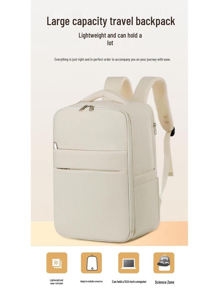 Unisex Large Capacity Lightweight Travel & Business Backpack with Laptop Compartment