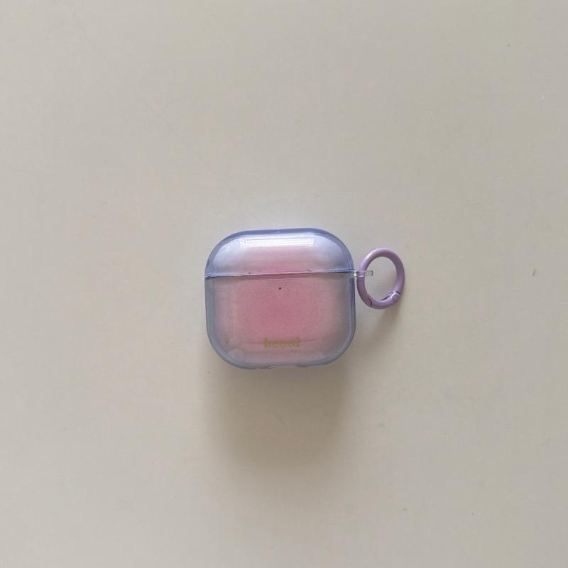 Semi-transparent contrast color smudge suitable for Apple AirPodsPro 1st generation protective case pro1 wireless bluetooth headset case 1st generatio