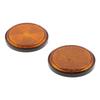 2.16inch High Visibility Round Reflective Warning Reflector Weatherproof Bikes