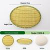 Wuhe Melamine Bamboo-Look Deep Serving Plate