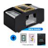 ShopWise Mélangeur De Cartes Automatique – Mélangeur De Cartes Électronique Alimenté Par Batterie Avec Cartes À Jouer Gratuites Et