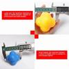 7cm High Density Silicon Rubber Hexagonal Reaction Ball Agility Coordination Reflex Exercise Active Fitness Training Ball