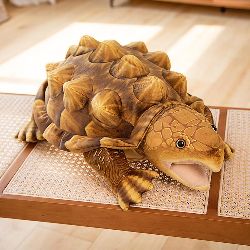 Plush Snapping Turtles Toy Animal Stuffed Doll Cartoon Decoration Gift Kids