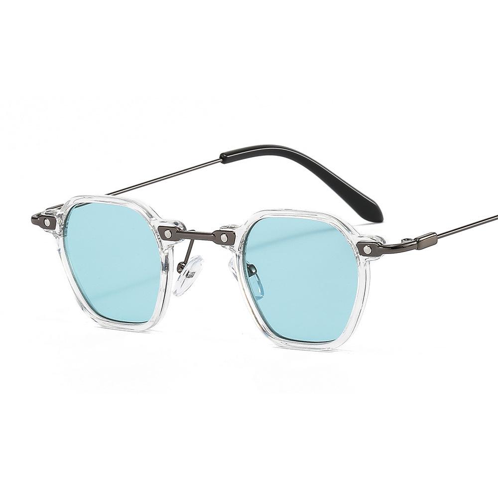 Trendy Women's Retro Round Frame Anti-UV Sunglasses