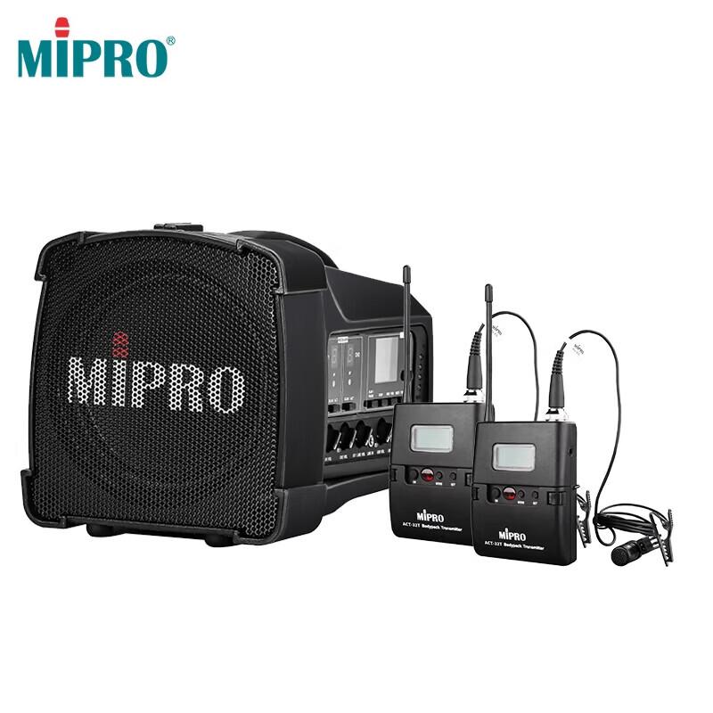 

MIPRO MA-100DBII Portable PA System with Microphones