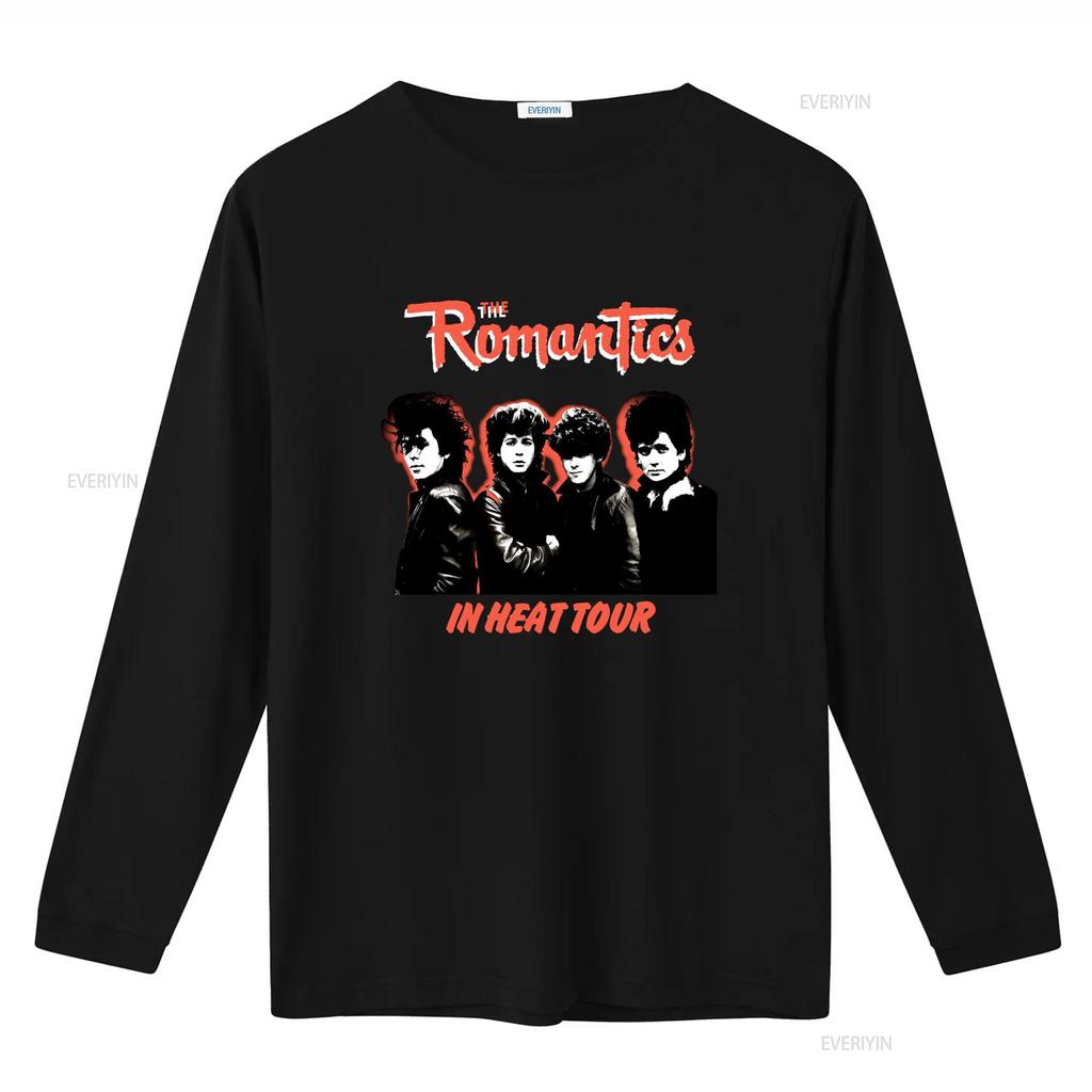 80s Retro The Romantics In Heat Tour New Wave Band T Shirt Vintage Washed Stretched Designer Clothes Fashion
