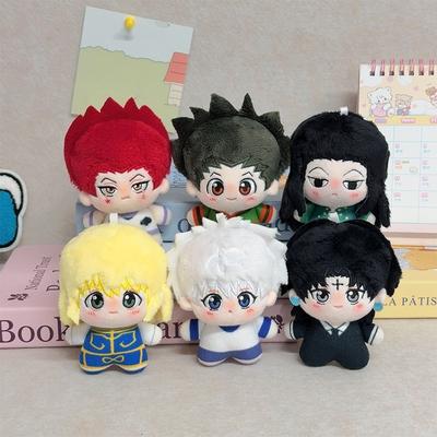 10cm HUNTER×HUNTER Muñeco de Peluche Colgante Hisoka Illumi Zoldyck Chrollo Lucilfer Juguete de Peluche Para Fans de Anime