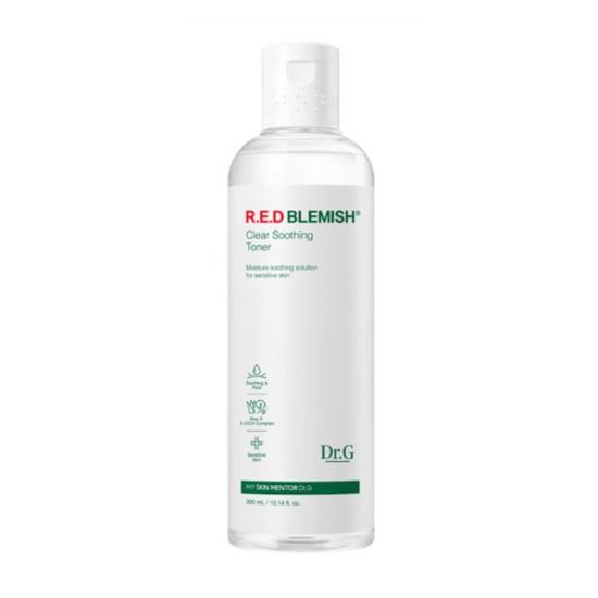 Dr.G Red Blemish Clear Soothing Toner 300ml – Calming & Hydrating Toner for Sensitive, Acne-Prone Skin