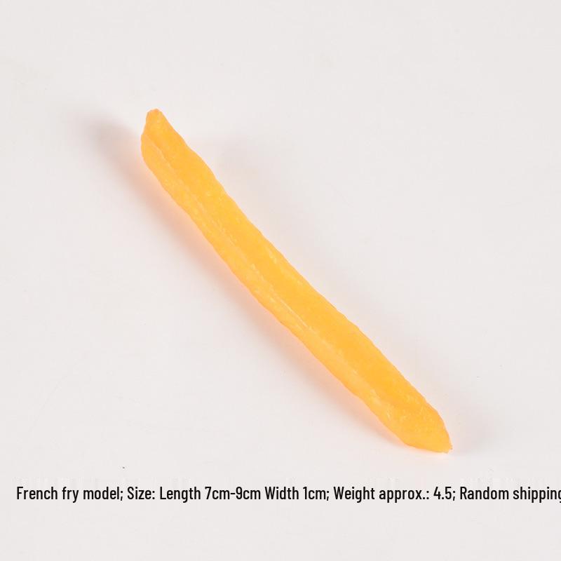 Simulated Wavy Wolf Tooth Fries PVC Food Model - Photography & Decor Prop