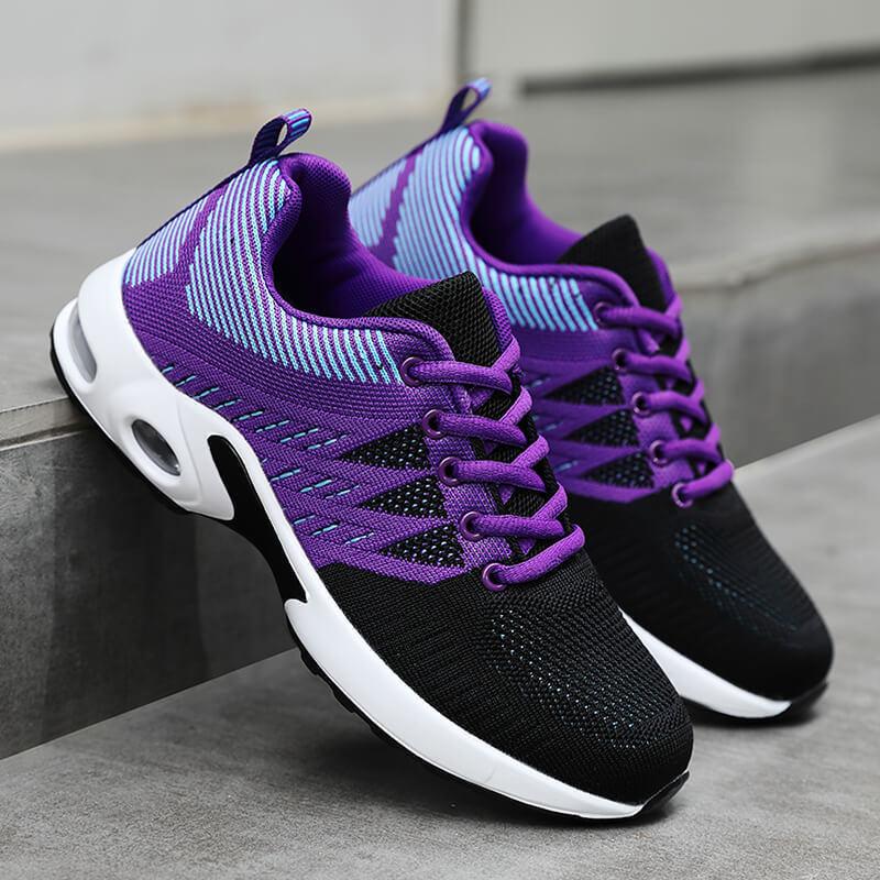 New Flat Shoes Sports Shoes Women's Fashion Casual Shoes Running Flying Weaving Sports