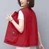 Spring and Summer Women's Short Thin Vest  Sleeveless Jacket Casual Large Size Loose Outer Wear Sunscreen Vest
