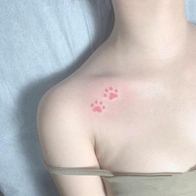 Cat and Bear Paw Waterproof Tattoo Stickers for Men and Women - Realistic, Cute, and Funny Designs for Arms, Fingers, and Chest.