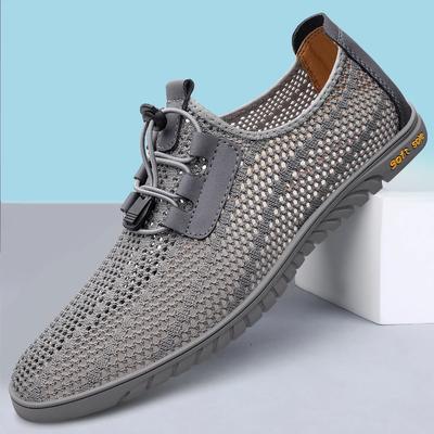 Ademende Heren Mesh Schoenen Comfortabele Heren Zomersneakers Lichtgewicht Wandelschoeisel Trendy Heren Loafers Comfortabele Slip-on Flats