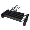 10PCS I KNOW Plastic Frosted Pants Trousers Hanger with Two Clips Kroean Hot Sale Adult Anti-slip Black Display PP Pants Hanger