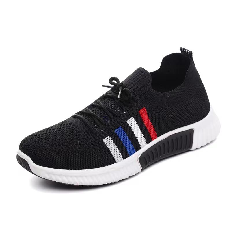 Women 'S Shoes New Breathable Sports Mesh Versatile Summer Hollow Walking Flying Woven No -Slip Ladies Sneakers Zapatos De Mujer