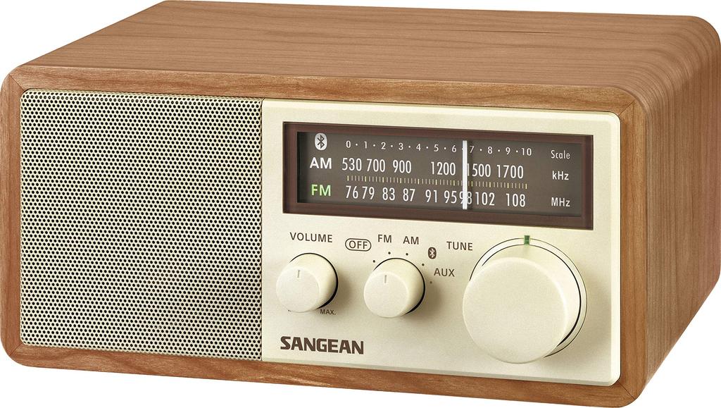SANGEAN Radio Compatible Bluetooth Speaker Cherry FM/AM WR-302 [Bluetooth Compatible]