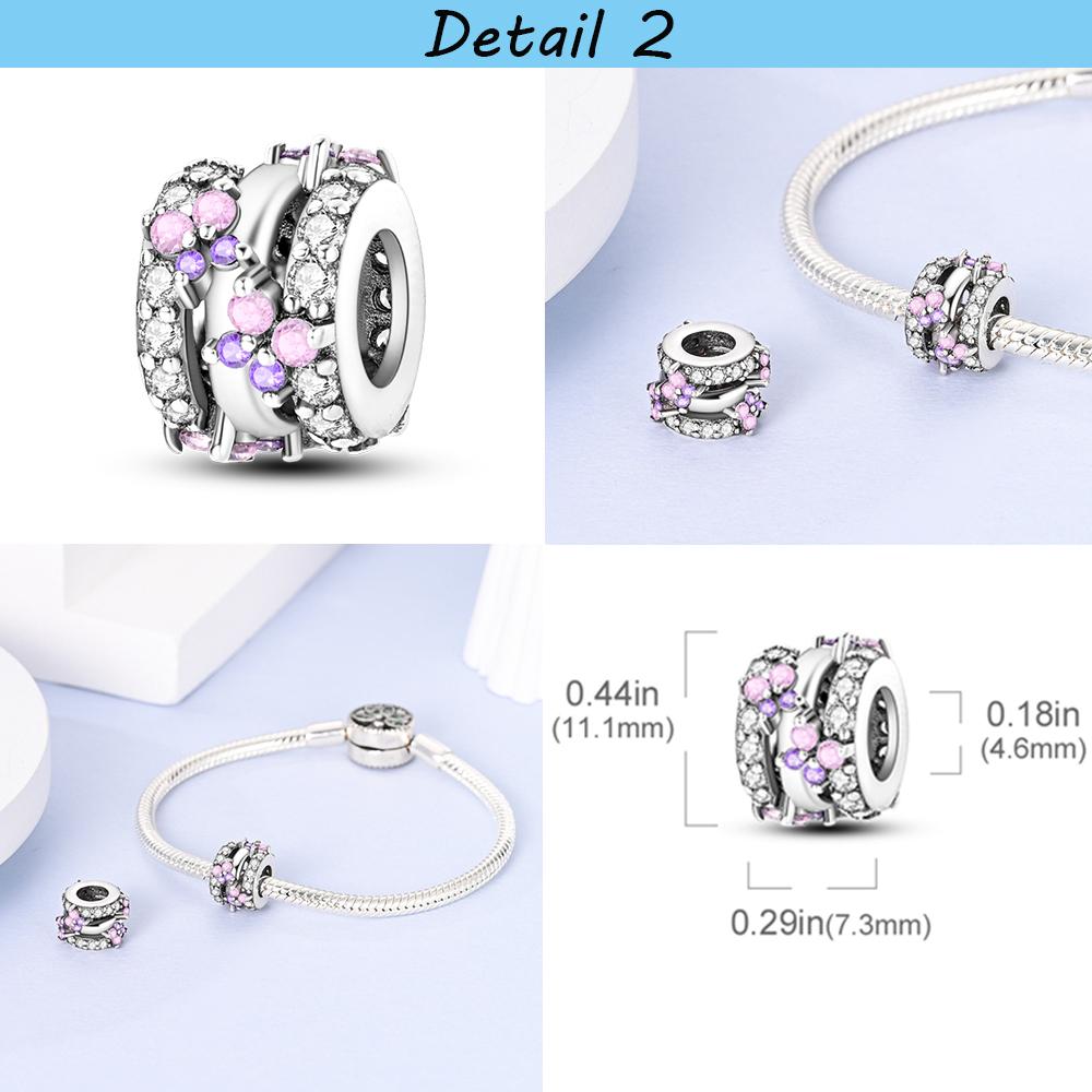 Silicone Spacer Beads Copper & Gold Color Silicone Spacer Stopper Charm Fit Original Mula Bracelet Diy Jewelry