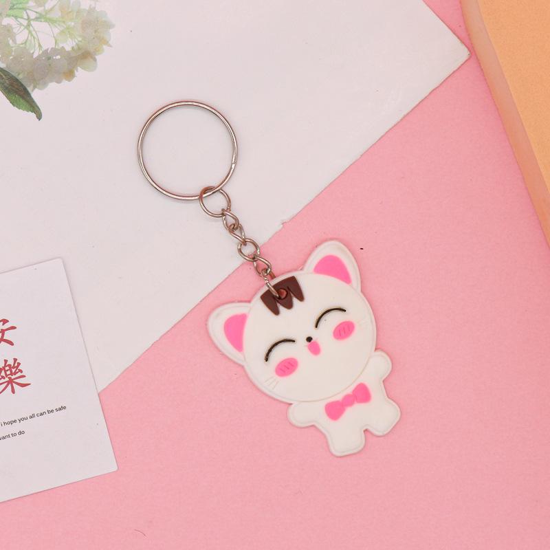 Cartoon Silicone Keychain Keyring - Soft PVC Rubber Key Hanger