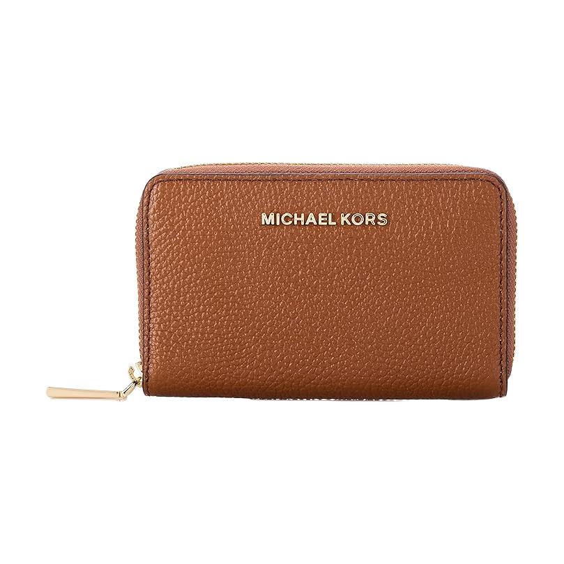 Michael Kors Gold Hardware Pebble Leather Wallet Women wallet Brown 32F9GJ6D0L-LUGGAGE Basic Set BagBox 12790₽