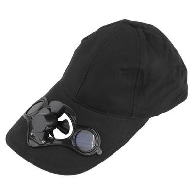 Damen Herren Sommer Anglerhut mit Solarbetrieb Kühlender Ventilator Strand Boater Hut