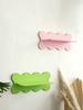 Wooden Shelf Candy Colorful Floating Wall Shelves Wavy Display Stands Crystal Storage Rack Ledge Girl's Room Decors Aesthetic