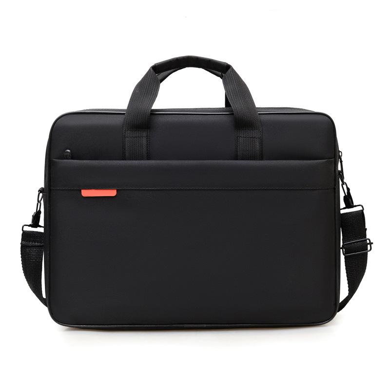 

TS JYL laptop bag,Simple Laptop Bag Business Handheld Meeting Document Briefcase 15.6 inches чорний