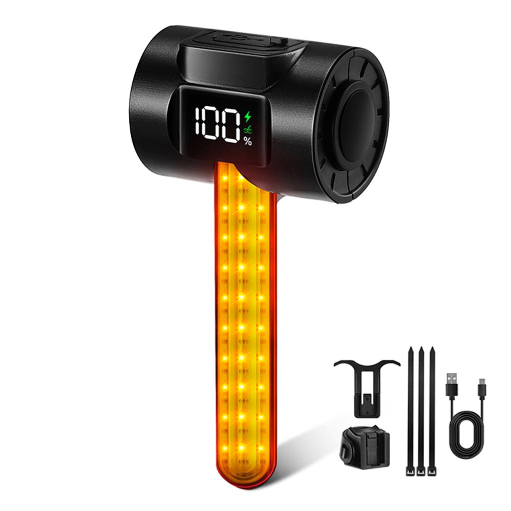 Bike Lights for Night Riding Intelligent Sensing Navigation Bike Tail Light with Long Endurance Battery and Dual