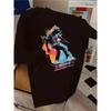 European Size Round Neck T-Shirt with Skateboarding Boy Print, Fashion Casual Summer New Arrival Loose-Fit Comfortable Breathable Design Simple