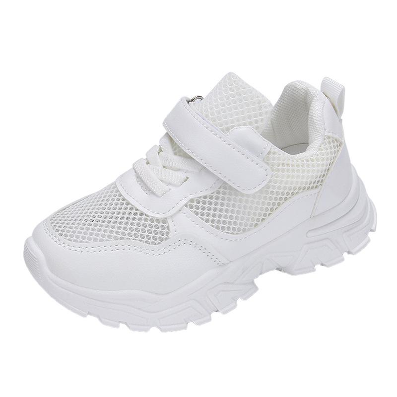 

Children s little white shoes mesh girls dad shoes 2025 new spring and autumn boys sports shoes breathable casual net shoes tide 26-31 yards, 6 pairs in one hand белый