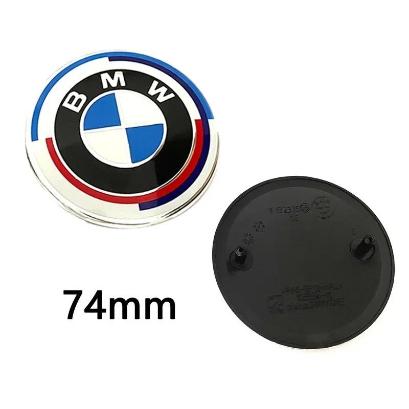 50th Anniversary Front Rear Emblem Badge For BMW 1 3 5 7 Series X1 X3 X5 E90 F30 G30 Waterproof Car Exterior Accessories EY6