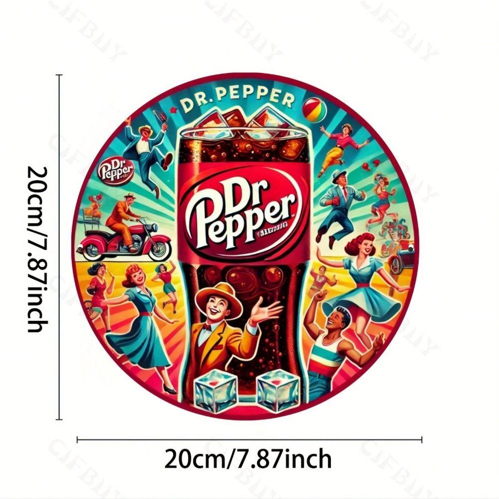 **Tin Sign Retro Metal Poster Wall Art Home Decor 20x20cm**