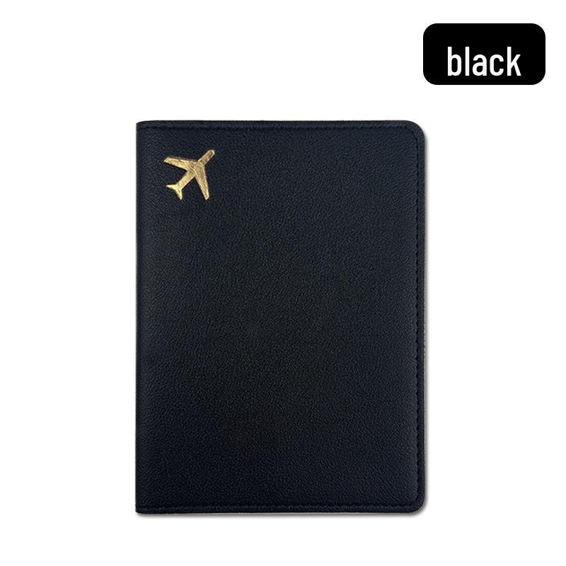 Customizable Multi-Color PU Leather Passport Holder with Thickened Design