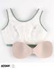 Unnanacool Wireless Night Supports Bust While You Fits up to Plus Sizes CR Bra, Sleep, 3L, [Moomin Collaboration], Women's Bra, JB3951,