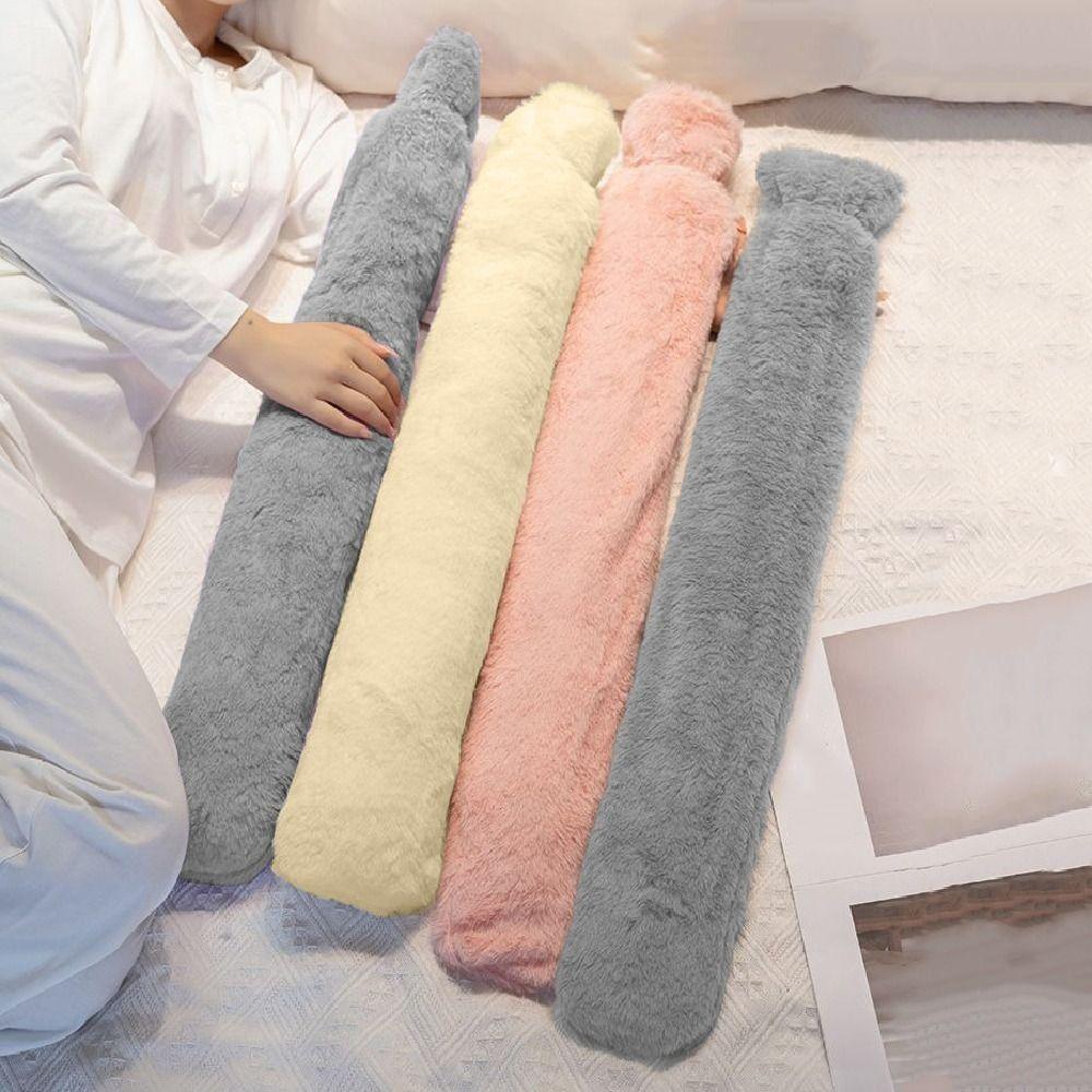 Extra Long Warm Water Bag Removable Hand Warmers Thermos Bottle Water-filled Waist Warmer  Gifts