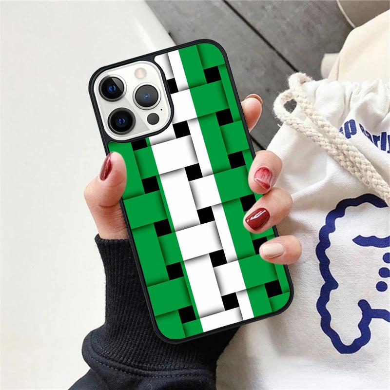 Nigerian flag Phone Case For iPhone 17 Air 15 16 Cover 11 13 14 Pro Max 12 Plus Max Fundas
