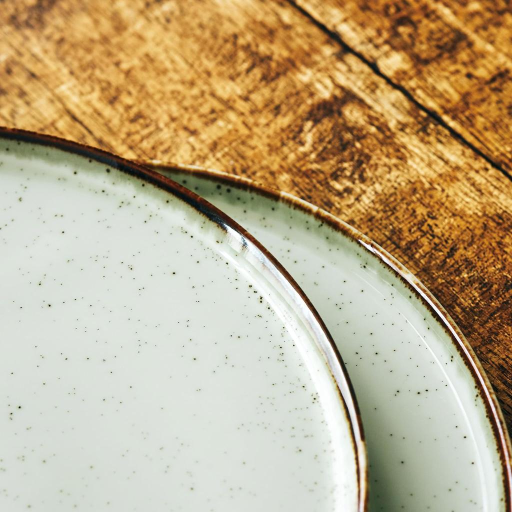 Aito Seisakusho Microwave and Dishwasher Mino Made in Product Number 567044 "Grain" Plate, Safe, Brown, Medium, Approx. 15cm, Ware, Japan,