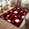 Tappeto A Tappeto Area Stampa Campo da Basket Tappetino per Pavimento Sportivo Morbido Antiscivolo Tappeto Gioco Pallacanestro per Soggiorno Camera da Letto Sala Giochi