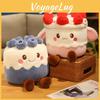 Blueberry Strawberry Mango Chocolate Cake Plush Toy Holiday Collection Gift