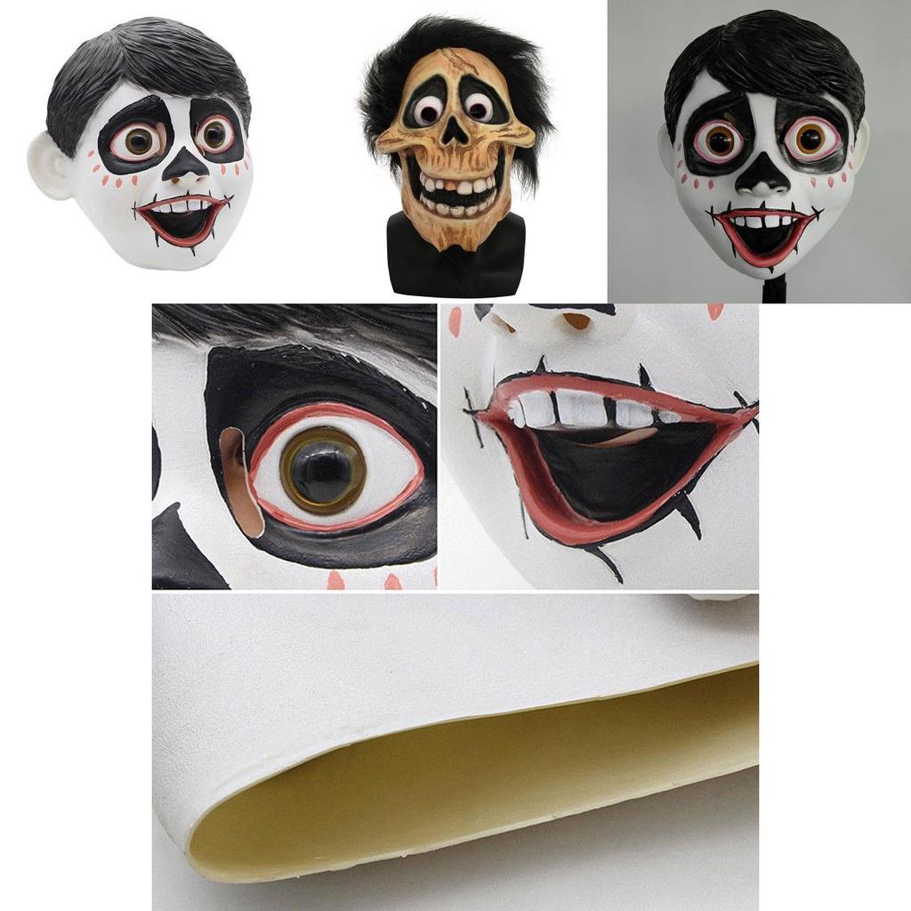 Maschera Costume Vibrante del Film Coco Miguel Hector Rivera Per Halloween e Cosplay