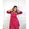 Set Kurta Etnico da Donna in Puro Cotone Designer Indiano Abbigliamento Casual Set Kurti Pantaloni