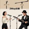 EmJTao Microphone Stand – Tripod Boom – Black