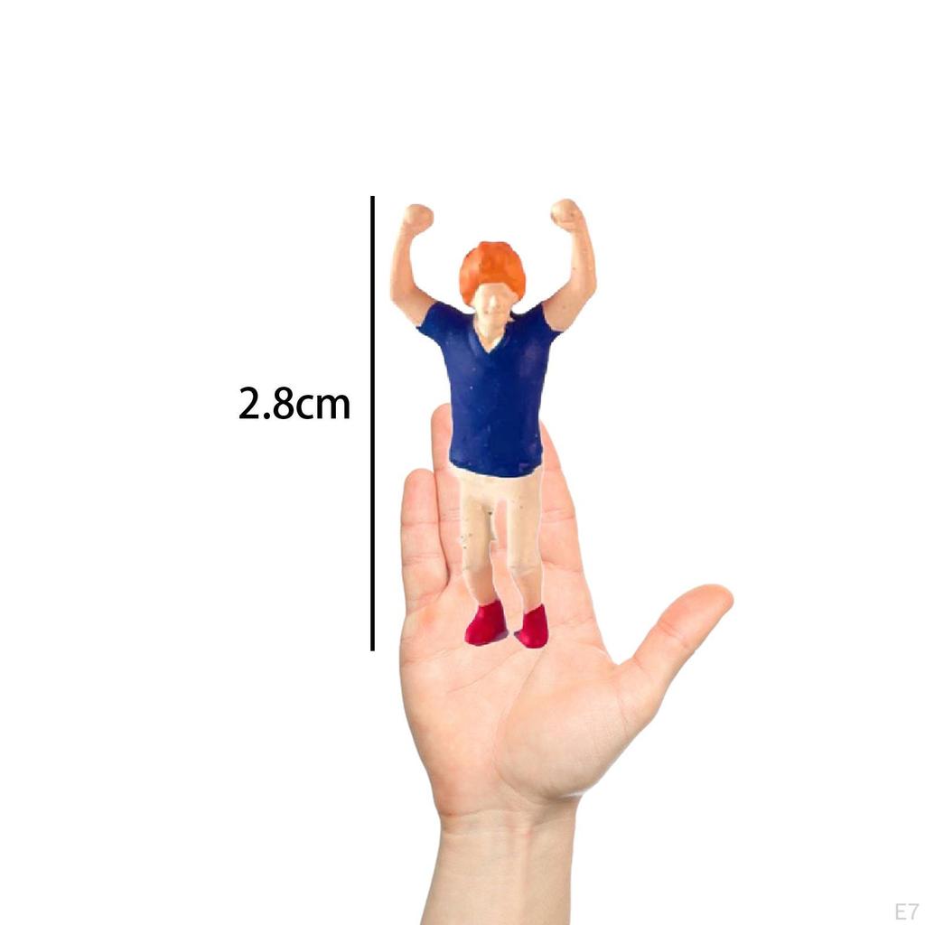 1/64 Maßstab Miniatur Menschen Figuren Ornament Fee Garten Fotografie Prop Sammlerstücke Layout